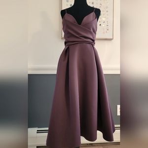 ASOS Plum Cross-back Dress Size 6